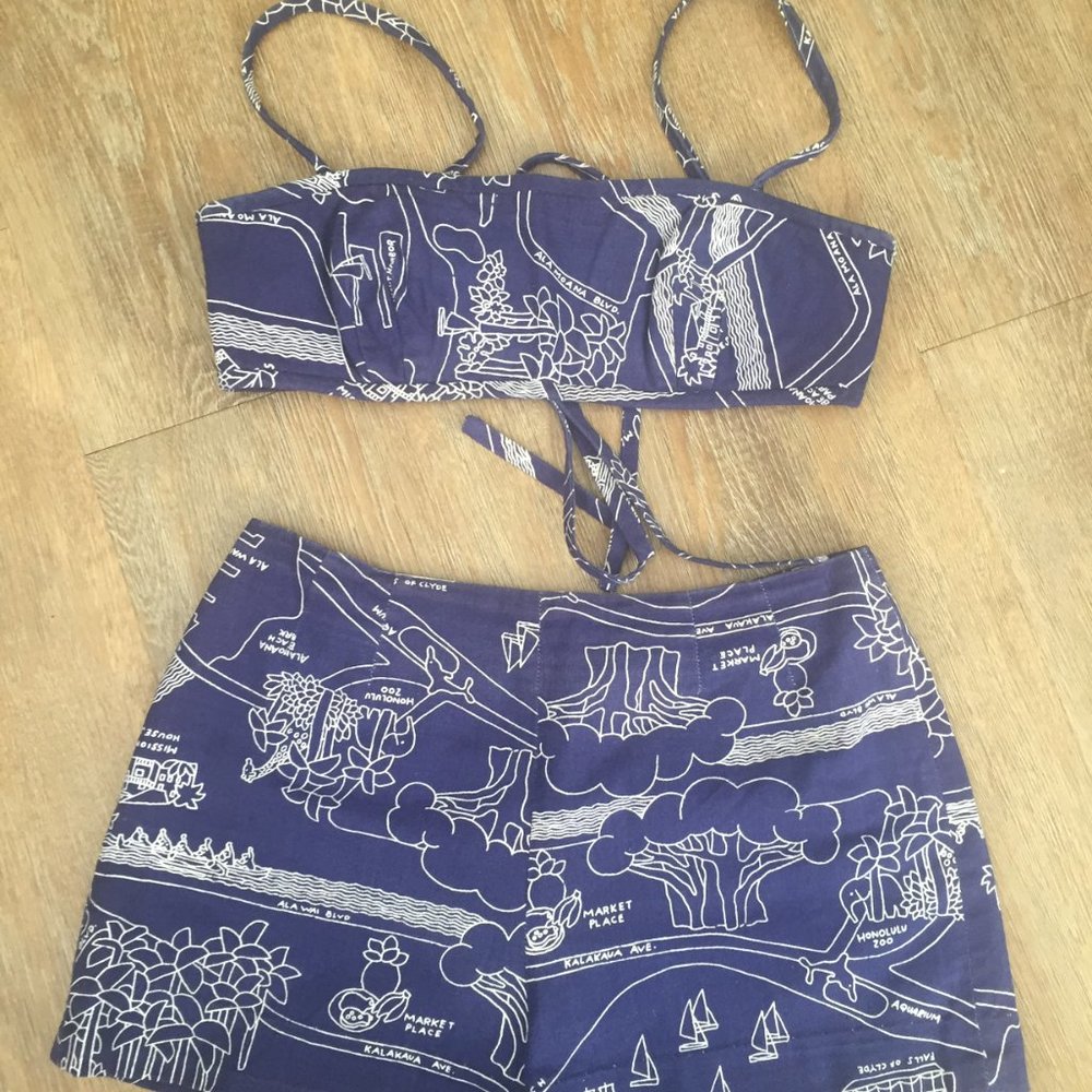 Vintage Hawaiian Matching Set - Picture 2 of 8